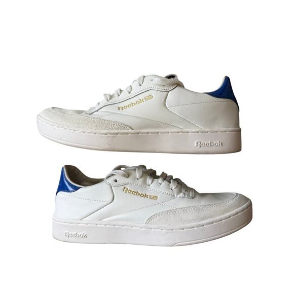 Reebok Club C Clean Chalk Off White Vector Blue US size 10 Classic Vintage - Picture 2 of 8